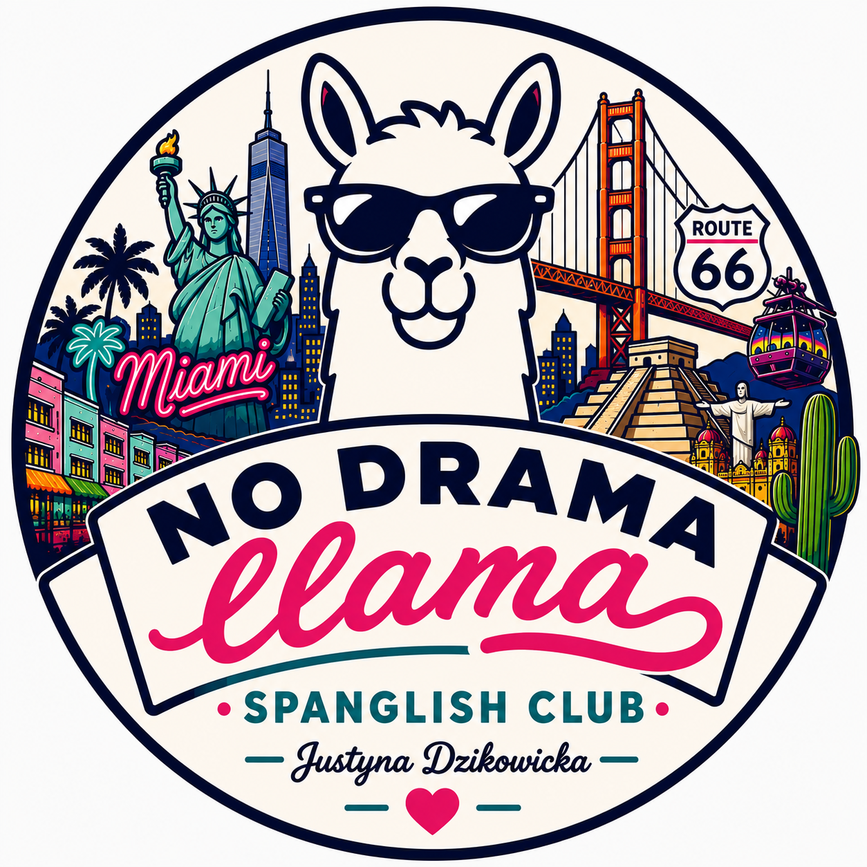 NO DRAMA LLAMA Spanglish Club